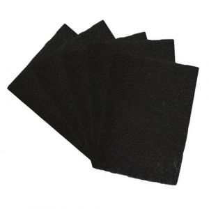 Linxor Lot de 5 filtres à charbon actif pour composteur, poubelle à compost - Rectangle