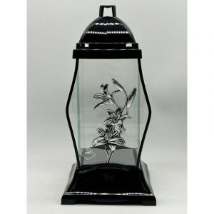 Lanterne Cristal Lily Argent / 1 Pièce