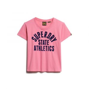 Superdry T-shirt ajusté floqué femme Varsity