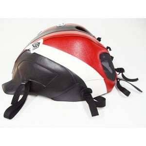 Bagster Tapis de réservoir rouge/noir/bande blanche (1566M) Ducati Monstro 696/1100/1100S/696 Monster
