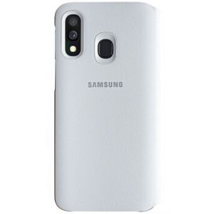 Image de Samsung Coque smartphone Etui à rabat blanc pour smartphone A40