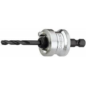 Lenox 1768811 Quick-Change Arbre pour Scie Trépan Argent/Noir, 32-210 mm/12,7 mm