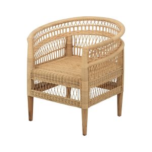 Image de Rendez Vous Déco Fauteuil en rotin naturel avec accoudoirs - Medan