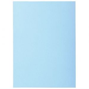 Exacompta R&eacute;f. 850106E - Carton de 10 paquets de 100 sous-chemises SUPER 60 g/m2 aux couleurs pastel - sous chemises certifi&eacute;es PEFC - dimensions 22 x 31 cm pour format A4 - couleur bleu clair