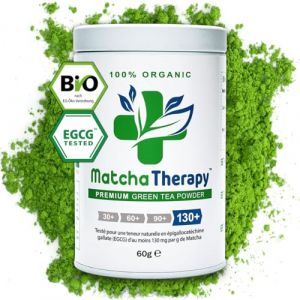 MatchaTherapy 130+ | BIO Matcha Gr&uuml;ntee aus Japan | Laborgepr&uuml;ft: min. 130mg/g EGCG Antioxidantien