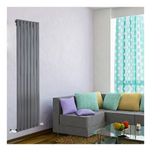 Hudson Reed Radiateur vertical Design en Acier 1600 x 490 mm Rang Unique