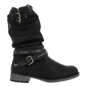 Mustang 1139-624, Botte mi-Mollet Femme, Noir, 40 EU
