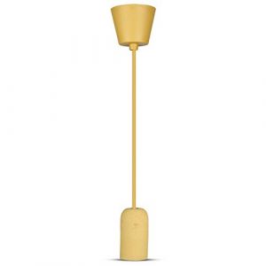 V-TAC Lustre led cylindrique en béton avec douille E27 (max 60W) couleur beige