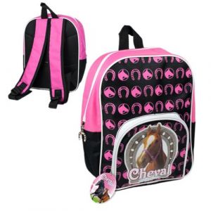 STC - Sac à dos rose Cheval