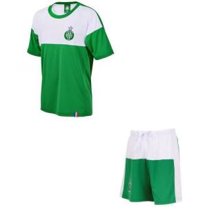 Maillot short enfant - AS Saint Etienne - Collection officielle - Vert - Manches courtes - Football