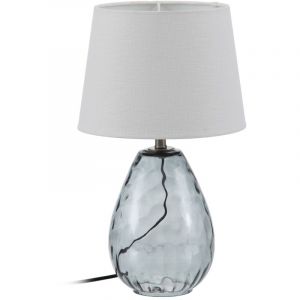 Jolipa Lampe en verre gris 41 cm