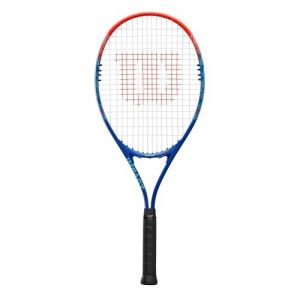 Wilson Impact Tennis Racket, 4-3/8" (3), Bleu/Rouge