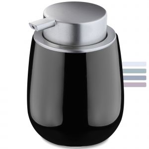 KADAX Distributeur de salle de bain pour savon, shampoing, gel, noir
