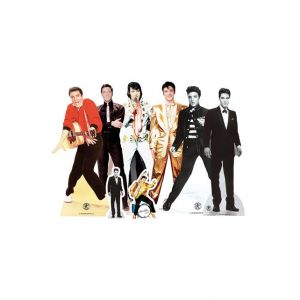 Image de Star Cutouts Mini-Figurines en carton Elvis Presley pour anniversaire 29 cm