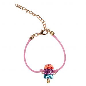 Image de Bracelet &agrave; paillettes b&acirc;tonnet glac&eacute; enfant Rex London