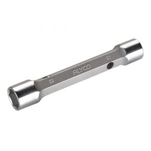 ALYCO 191457 - Llave de tubo hexagonal Cr-V cromado satinado bocas forjadas UNE 16586 27x29 mm