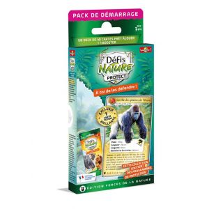Bioviva Pack de démarrage - Gorille - Remporte le maximum de batailles en pariant sur les caractéristiques de tes animaux. - 1 à 2 joueurs - Dès 7 ans - Fabriqué en France - 710305