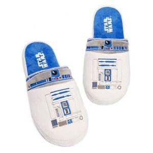 Star Wars Pantoufles Mens Yoda Jedi ou R2D2 Slip sur Chaussures Moifers 43-44 EU