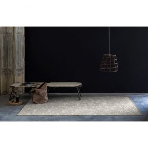 Vivabita Tapis scandinave beige coton plat Gobi Beige 120x170 - Beige
