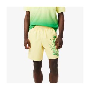 Lacoste Maillot de bain Long Branded jaune vert - S