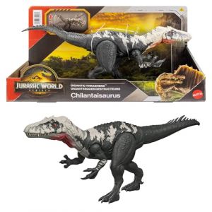 Mattel Jurassic World : Renaissance figurine Gigantic Thrashers Chilantaisaurus 35 cm Figurine Jurassic Park JGB95