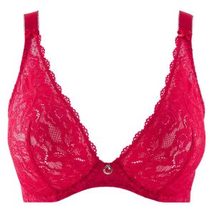 Image de Aubade Soutien-gorge Triangle Plunge, ROSESSENCE, Bretelles Réglables, Taille : 90D, Gala, HK12