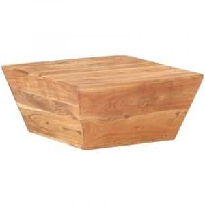 VidaXL Table basse en forme de V 66x66x30 cm Bois d'acacia massif