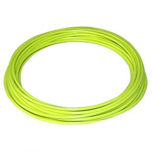 Cyclingcolors Gaine de câble acier universelle jaune fluo diamètre 5mm longueur 3m avec insert plastique protection frein gaz embrayage