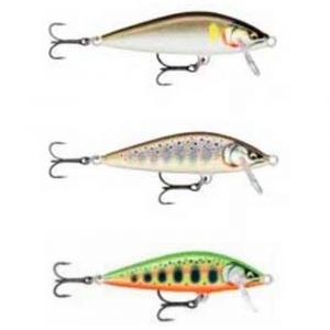 Rapala Leurre de Pêche Countdown Elite - Matériel de Pêche avec Construction Balsa - Leurre Pêche d'Eau Douce Coulant - Profondeur de Nage 0,9m - Taille 5,5cm / 5g - Fabriqué en Estonie - Gilded Ayu