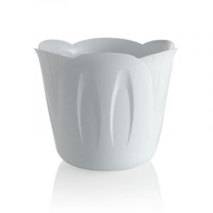 AC-Déco Cache-pot - MIMOSA - D 30 cm - Blanc