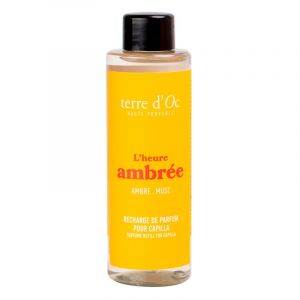 Terre d'Oc L'Heure ambr&eacute;e recharge Capilla vanille &eacute;pices 150 ml