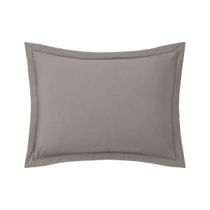 Olivier Desforges Taie d'oreiller percale 80 fils/cm², Alcôve Gris - Couleur Gris - Taille TS