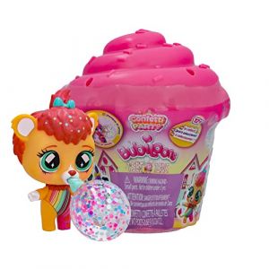 IMC Toys BUBILOONS Confetti Party, Petit Poup&eacute;e Animal Surprise &agrave; Collectionner qui Gonfle des Ballons avec 8 Accessoires, Jouet Cadeau pour Gar&ccedil;ons et Filles +3 Ans