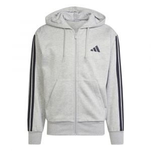 Adidas Essentials 3 Stripes Gilet En Coton Hommes - Gris, Noir