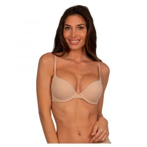 Wonderbra T- Shirt Bra, Soutien-Gorge de Tous Les Jours Femme,Beige, 90C (Taille Fabricant : 75C )