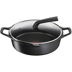 Tefal Casserole - E2497244 - Noir - Ø 28 Cm - Casserole Avec Couvercle