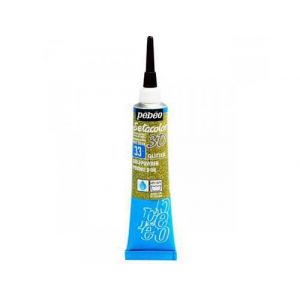 Pebeo Peinture relief Sétacolor 3D effet glitter 20 ml 33 - Poudre d'or