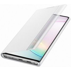 Samsung Etui Note 10 Clear View Cover blanc