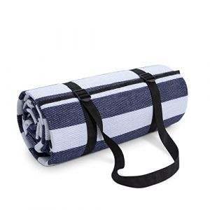 Paco Home - Couverture De Pique-Nique Camping xxl Plage Imperméable Avec Poignée 200x300cm, Blau-Weiß 3 (de)