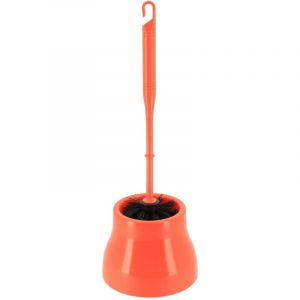 Tendance Brosse WC avec support en polypropylène Orange
