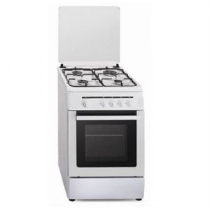 Vitrokitchen Cuisinière à Gaz CB55BB BUT 1800 W Blanc