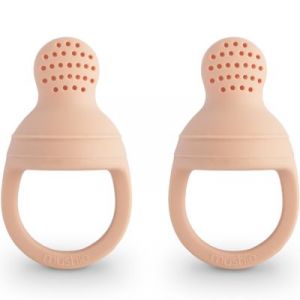 Mushie T&eacute;tine en silicone pour b&eacute;b&eacute; &agrave; partir de 6 mois