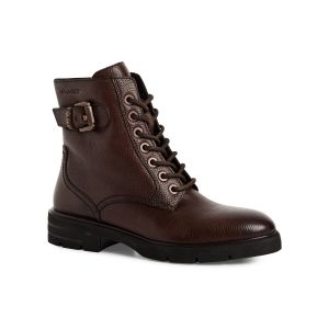 Tamaris Bottines plates en dentelle pour femme - Moka - Taille 37 EU, moka, 37 EU