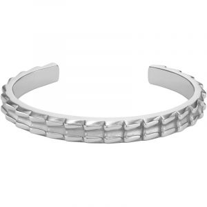 Diesel Bracelet jonc Homme Stackables Argent&eacute; DX1395040-PAR Gris - Couleur Gris - Taille S