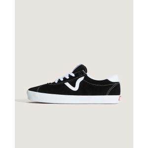 Vans Sport Low Black/White - Chaussures - noir - EU 44 - Leather/Textile/Caoutchouc,Faux cuir