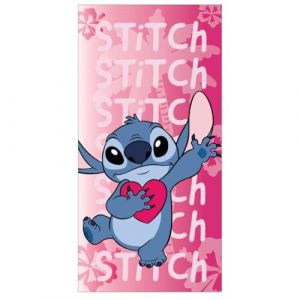 Aymax Serviette de plage Disney Lilo et Stitch 70 x 140 cm (séchage rapide) Référence : AYM078336