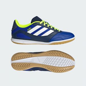 Adidas Super Sala Iii Ic - Bleu/blanc/vert - Terrain Futsal (Ic), pointure 44 - ['Bleu'] - Taille 44