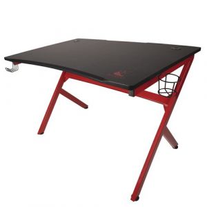 Konix Table Gaming FRIGG Noir et rouge