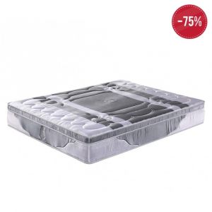 Image de Matelas Silver Metal 140x190 Exclusif | Ep 32cm | 7 zones | Mémoire de forme (60kg/m3)| Latex respirant | Ressorts ensac s (H:19cm)