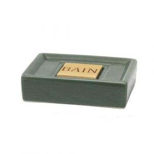 Porte Savon Vintage "Cerawood" 11cm Kaki Prix